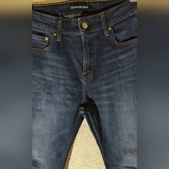 Calvin Klein Mens Blue Jeans sz 32x34 - Picture 3 of 4